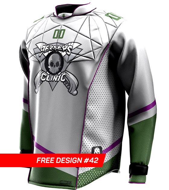 Jerseys Clinic - Free Custom Paintball Jersey Design #42